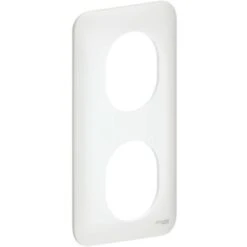 Schneider® Ovalis - Plaque De Finition - 2 Postes Vertical - Entraxe 71mm (S260724)