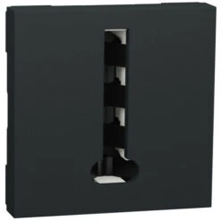 Schneider® Unica - Conjoncteur Téléphone En T - 8 Contacts - Anthracite - Mécanisme Seul (NU349654)