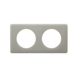 Legrand Plaque Céliane - 2 Postes - Gris Perlé