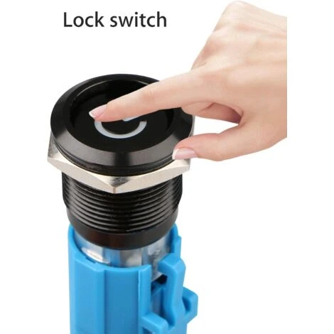 AIDUCHO Interrupteur à Bouton Poussoir De Verrouillage En Métal DC 12V, Interrupteur Marche / Arrêt SPDT De Bateau De Camion De RV De Voiture à 4 Broches, Interrupteur Marin Rond étanche Avec Lumière 3 AIDUCHO Interrupteur à Bouton Poussoir De Verrouillage En Métal DC 12V, Interrupteur Marche / Arrêt SPDT De Bateau De Camion De RV De Voiture à 4 Broches, Interrupteur Marin Rond étanche Avec Lumière – Image 3