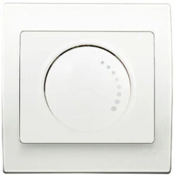 Va Et Vient Variateur 500W Blanc Delta Iris + Plaque Basic Blanc - SIEMENS - SIEMENS