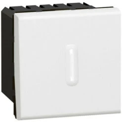 Legrand Interrupteur Temporisé Mosaic 2 Modules Blanc (078420)