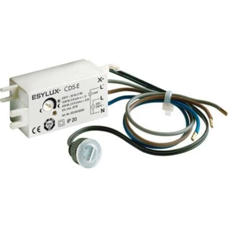 ESYLUX ED10016509 Interrupteur Crépusculaire Blanc 230 V 1 NO (T) 1 ESYLUX ED10016509 Interrupteur Crépusculaire Blanc 230 V 1 NO (T)