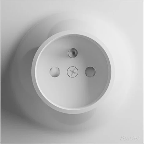 Prise 2 P+T Blanche Neo Evo - FONTINI 2 Prise 2 P+T Blanche Neo Evo - FONTINI – Image 2