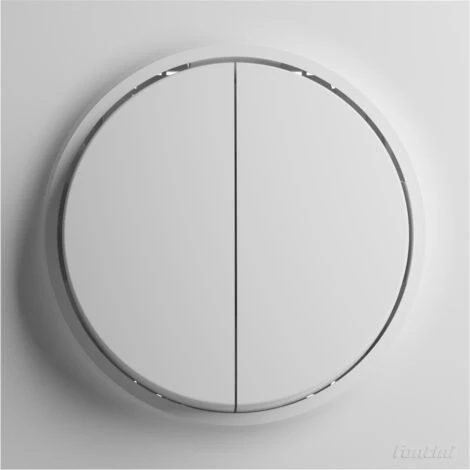 Double Va-et-vient Blanc Neo Evo - FONTINI 2 Double Va-et-vient Blanc Neo Evo - FONTINI – Image 2