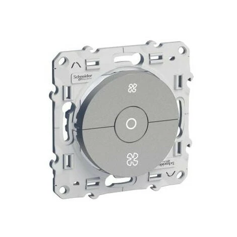 Schneider® Odace Interrupteur VMC Alu Avec Position Arrêt à Vis SCHNEIDER S530243 3 Schneider® Odace Interrupteur VMC Alu Avec Position Arrêt à Vis SCHNEIDER S530243 – Image 3