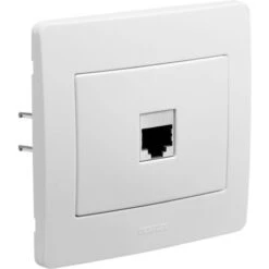 DIAM2 PRISE RJ12 OU RJ45 BLANC