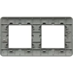 CASUAL PLAQUE 2 POSTES HORIZONTALE OU VERTICALE ALU -Legrand || Schneider® Soldes Boutique 3972212 3