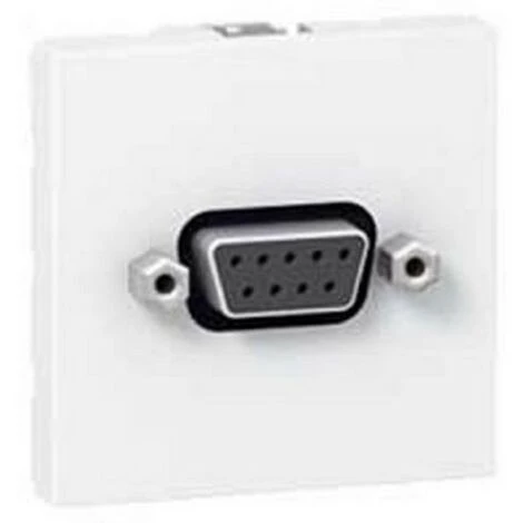Legrand 78765 -Prise SUB D Prog Mosaic - Pour Liaison Série Type RS 232 à Visser 1 Legrand 78765 -Prise SUB D Prog Mosaic - Pour Liaison Série Type RS 232 à Visser