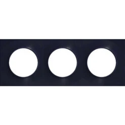 Schneider® Plaque De Finition 3 Postes Anthracite Odace