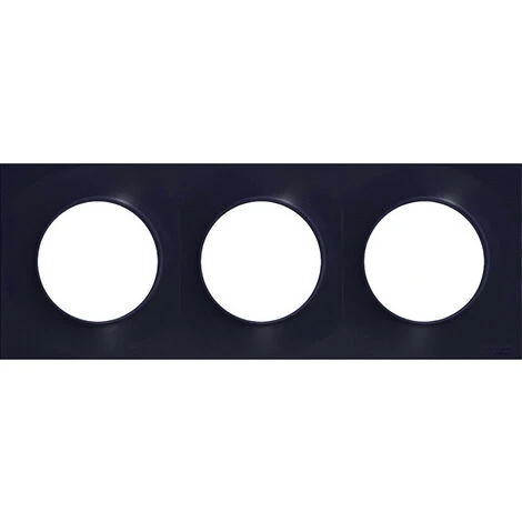 Schneider® Plaque De Finition 3 Postes Anthracite Odace 1 Schneider® Plaque De Finition 3 Postes Anthracite Odace