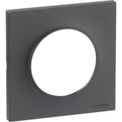 Schneider® Plaque De Finition 1 Poste Anthracite Odace