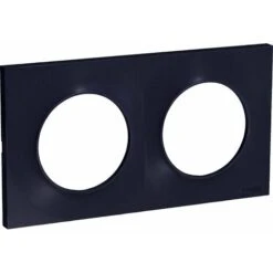 Schneider® Plaque De Finition 2 Postes Anthracite Odace