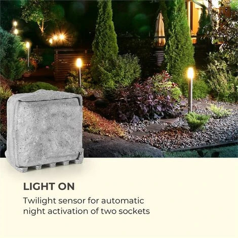 Power Rock Twilight 5 Multiprise De Jardin 4 Prises IP44 Capteur Crépusculaire 5 M 3 Power Rock Twilight 5 Multiprise De Jardin 4 Prises IP44 Capteur Crépusculaire 5 M – Image 3
