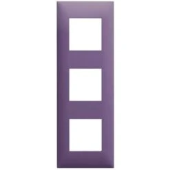 Plaque 3 Postes - Pourpre Arnould Espace Evolution 64443