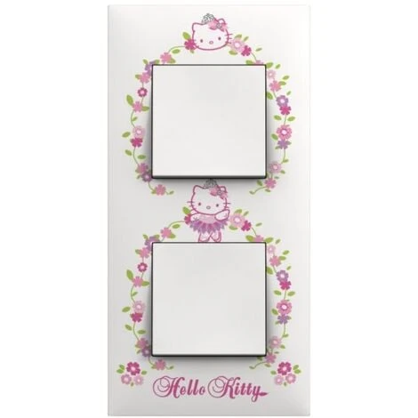 Plaque 2 Postes Collection Hello Kitty - Etoile Arnould Espace Evolution 64884 1 Plaque 2 Postes Collection Hello Kitty - Etoile Arnould Espace Evolution 64884