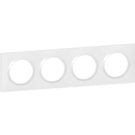 Legrand DOOXIE PLAQUE 4 POSTES BLANC 600804 2 Legrand DOOXIE PLAQUE 4 POSTES BLANC 600804 – Image 2