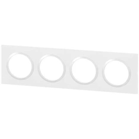Legrand DOOXIE PLAQUE 4 POSTES BLANC 600804 3 Legrand DOOXIE PLAQUE 4 POSTES BLANC 600804 – Image 3
