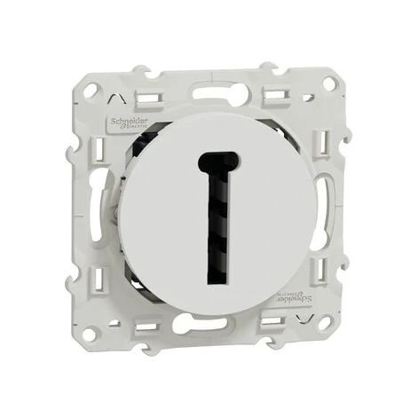 Schneider® ODACE, CONJONCTEUR EN T BLANC, 8 CONTACTS, À VIS 1 Schneider® ODACE, CONJONCTEUR EN T BLANC, 8 CONTACTS, À VIS