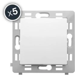 CALY MECANISME PERMUTATEUR BLANC BOITE DE 5