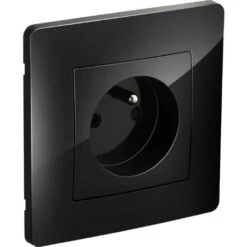 CALY PRISE DE COURANT 2P+T NOIR