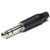 Jack 6.35 Mm Mâle, Droit Amphenol ACPS-GB-AU Nombre De Pôles (num): 3 Stéréo Noir 1 Pc(s) D629031