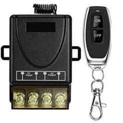 Commutateur à Distance Sans Fil AC 110 V/120 V/240 V/40 A, Commutateur RF Sans Fil Pour Appareils Ménagers, Pompe, Lampes De Plafond Et équipements électriques Avec Interrupteur à Distance De 100m Fon