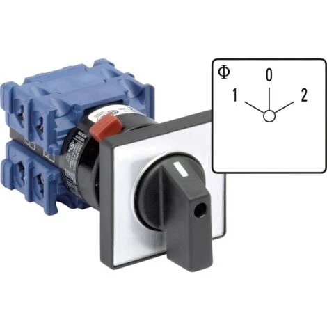 Kraus & Naimer CH10.A211.FT2 Inverseur 20 A 2 X 60 ° Gris, Noir 1 Pc(s) 2 Kraus & Naimer CH10.A211.FT2 Inverseur 20 A 2 X 60 ° Gris, Noir 1 Pc(s) – Image 2