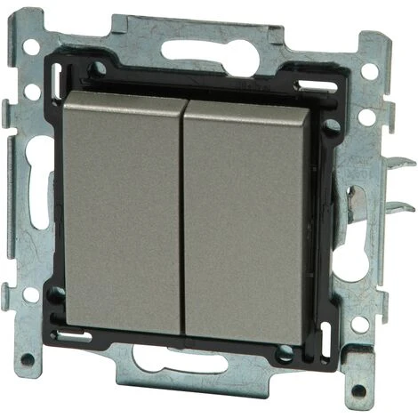 Interrupteur Double Allumage Niko Intense Bronze 1 Interrupteur Double Allumage Niko Intense Bronze