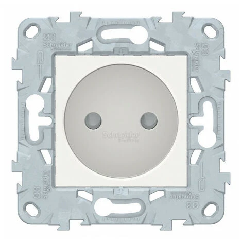 Unica Blanc Prise 2P 16A Bornier à Vis 2 Modules, Schneider Electric Ref. NU503318F 1 Unica Blanc Prise 2P 16A Bornier à Vis 2 Modules, Schneider Electric Ref. NU503318F