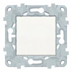 Unica Blanc Bouton Poussoir NO 10A Connex Rap - 2Mod, Schneider Electric Ref. NU520618F