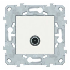 Unica Prise TV Blanc, à Vis, Schneider Electric Ref. NU546218F