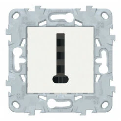 Unica Conjoncteur Téléphone Blanc - 8 Contacts, Schneider Electric Ref. NU549618F