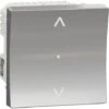 Wiser Unica Interrupteur Volet-roulant 4A Zigbee Alu Meca Seul, Schneider Electric, Ref. NU35030W