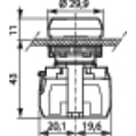 BACO BAL21AA02A L21AA02A Bouton Poussoir à Pression Collerette Plastique, Chromé Vert 1 Pc(s) 2 BACO BAL21AA02A L21AA02A Bouton Poussoir à Pression Collerette Plastique, Chromé Vert 1 Pc(s) – Image 2