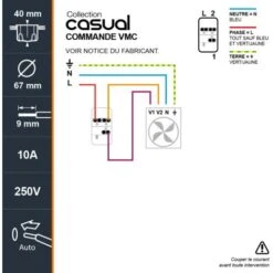 CASUAL MECANISME COMMANDE VMC ALU 8 CASUAL MECANISME COMMANDE VMC ALU -Legrand || Schneider® Soldes Boutique 5509803 4