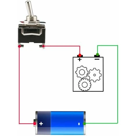 Interrupteur à Bascule 12V-24V-48V-110V/10A, 220V-230V/6A, SPST Métal Interrupteur à Levier, On/Off 2 Positions 2 Broches, Pour Voiture Tableau De Bord Lumière (Pack De 6, Noir) 4 Interrupteur à Bascule 12V-24V-48V-110V/10A, 220V-230V/6A, SPST Métal Interrupteur à Levier, On/Off 2 Positions 2 Broches, Pour Voiture Tableau De Bord Lumière (Pack De 6, Noir) – Image 4