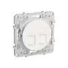 Schneider® Prise Doubles RJ45 Multimedia Grade 3 Blanc Schneider Electric Odace