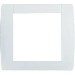 Hager WK401 - Kallysta Classic Plaque 1P Blanc Névé