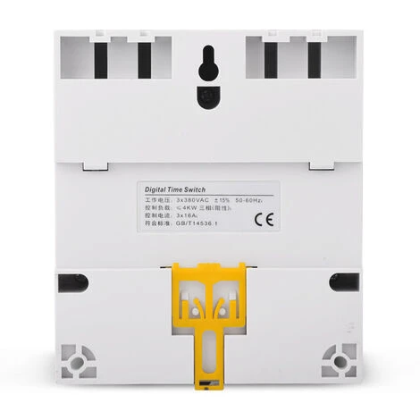 TM-613 Relais Temporisé Programmable 380V / 50-60Hz 16A Relais Hebdomadaire Commutateur De Minuterie De Puissance Interrupteur De Minuterie Triphasé Horloge Numérique Intelligente 3 TM-613 Relais Temporisé Programmable 380V / 50-60Hz 16A Relais Hebdomadaire Commutateur De Minuterie De Puissance Interrupteur De Minuterie Triphasé Horloge Numérique Intelligente – Image 3