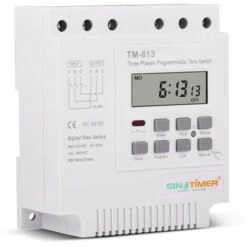 TM-613 Relais Temporisé Programmable 380V / 50-60Hz 16A Relais Hebdomadaire Commutateur De Minuterie De Puissance Interrupteur De Minuterie Triphasé Horloge Numérique Intelligente 8 TM-613 Relais Temporisé Programmable 380V / 50-60Hz 16A Relais Hebdomadaire Commutateur De Minuterie De Puissance Interrupteur De Minuterie Triphasé Horloge Numérique Intelligente -Legrand || Schneider® Soldes Boutique 56198419 4