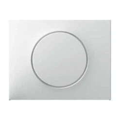 BERKER 11357009 ZENTRALSTÜCK MIT REGULIERKNOPF FÜR DREHDIMMER BERKER K.1 POLARWEIß, GLÄNZEND