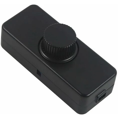 Gradateur De Bord Arrière LED 3-100W (variateur Rotatif), Utilisé Pour LED Dimmable, Lampe à Incandescence, Lampe Halogène, 220-240V, Interrupteur Enfichable CE, Noir 1 Gradateur De Bord Arrière LED 3-100W (variateur Rotatif), Utilisé Pour LED Dimmable, Lampe à Incandescence, Lampe Halogène, 220-240V, Interrupteur Enfichable CE, Noir