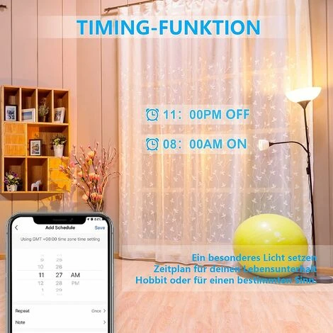 Gradateur, Variateur De Lumière WiFi à Fonction De Pourcentage Avec Fonction De Minuterie, Variateur D'éclairage Encastré à Commande Vocale WLAN 5 Gradateur, Variateur De Lumière WiFi à Fonction De Pourcentage Avec Fonction De Minuterie, Variateur D'éclairage Encastré à Commande Vocale WLAN – Image 5