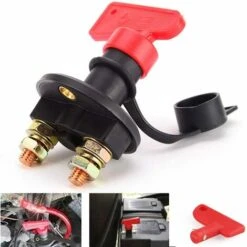 Déstockage Universelle Interrupteurs De Batterie Isolateur Interrupteur Principal D'isolateur De Batterie Interrupteur De Coupure De Puissance Isolateur Convient Pour à La Voiture Véhicules Marine Ba