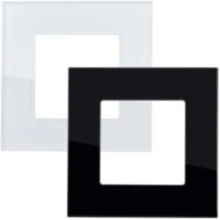 Plaque Crystal 1 Emplacement Modern Noir 7 Plaque Crystal 1 Emplacement Modern Noir -Legrand || Schneider® Soldes Boutique 5980170 3