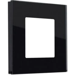 Plaque Crystal 1 Emplacement Modern Noir 8 Plaque Crystal 1 Emplacement Modern Noir -Legrand || Schneider® Soldes Boutique 5980170 4