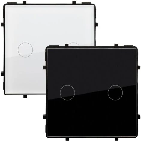 Interrupteur Tactile Double Modern Noir 3 Interrupteur Tactile Double Modern Noir – Image 3