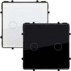 Va-et-Vient Tactile Double Modern Noir