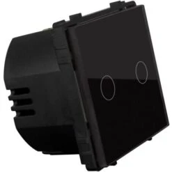 Va-et-Vient Tactile Double Modern Noir -Legrand || Schneider® Soldes Boutique 5980204 4